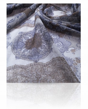 Палантин Женский W-GEOMETRIC/GREY